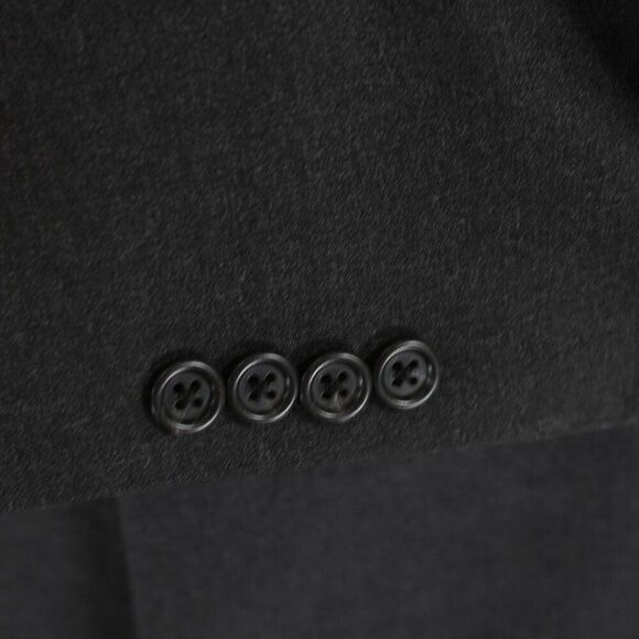 Pronto Uomo Italy Angelico Super 100s‎ Worsted Wool Gray 3 Button Blazer 42R - Picture 3 of 13